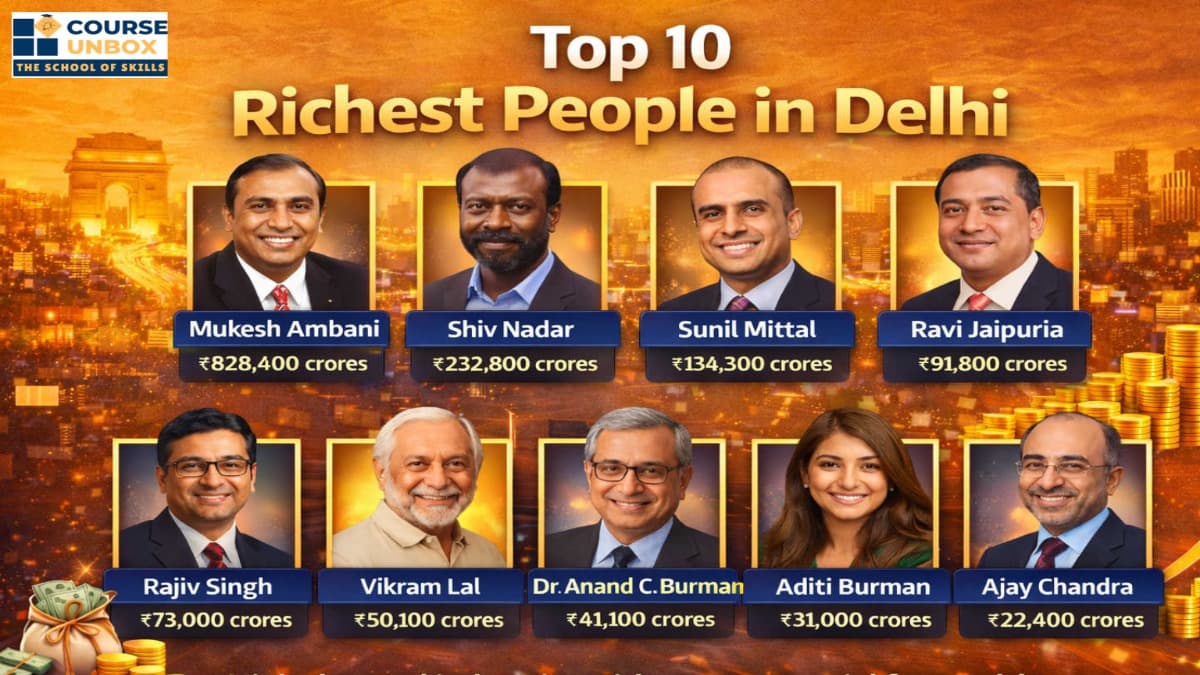 Top 10 richest people in Delhi