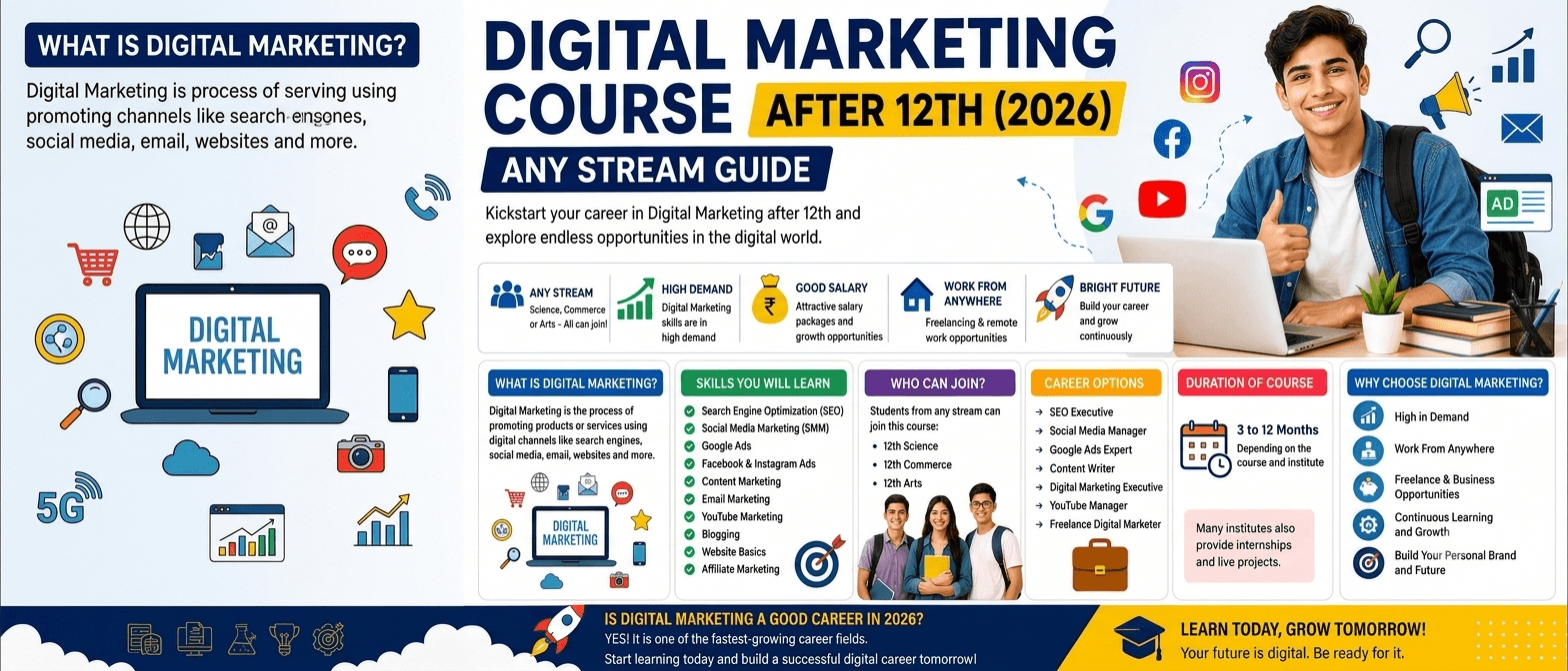 Digital Marketing After 12th Training