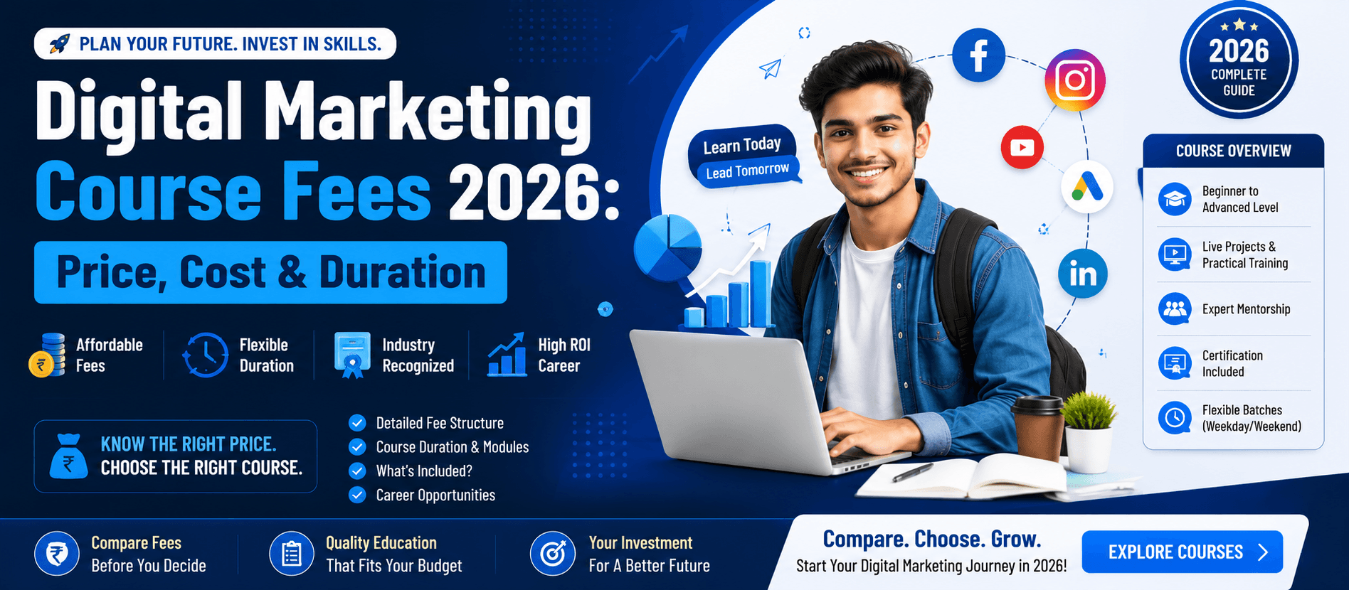 Digital Marketing Course Fees in India
