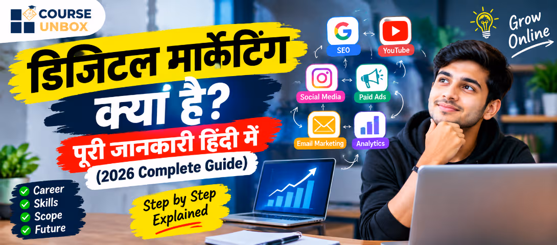 डिजिटल मार्केटिंग के प्रकार: SEO, सोशल मीडिया, ईमेल और वीडियो मार्केटिंग का चित्र