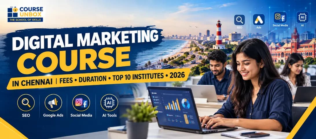 Students comparing the best digital marketing courses in Chennai for 2026