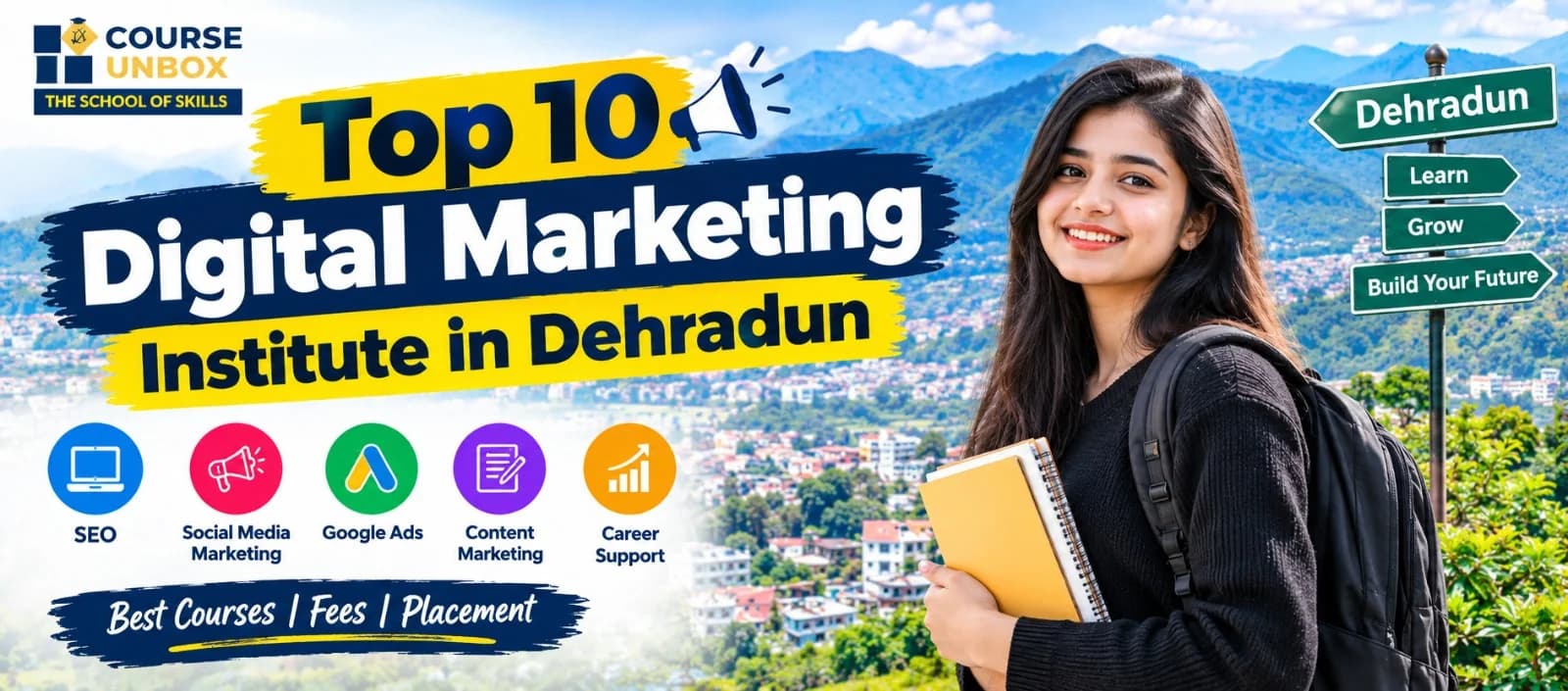 Student in Dehradun attending a live online digital marketing class
